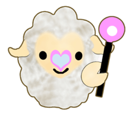 Pretty  kawaii sheep sticker #2548544