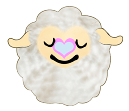 Pretty  kawaii sheep sticker #2548552