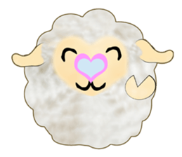 Pretty  kawaii sheep sticker #2548553