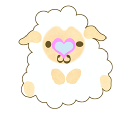 Pretty  kawaii sheep sticker #2548556