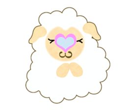 Pretty  kawaii sheep sticker #2548562
