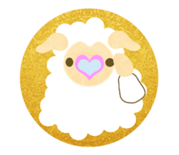 Pretty  kawaii sheep sticker #2548568