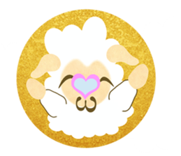 Pretty  kawaii sheep sticker #2548570