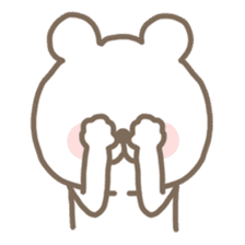 Mr.Bear (Kuma-kun) sticker #2548725