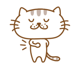 Lovable cat couple sticker #2548956