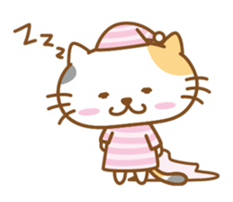 Lovable cat couple sticker #2548967