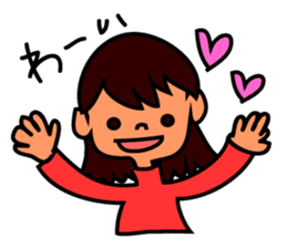 Happy Lucky Girly Girl sticker #2549025