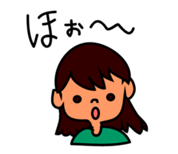 Happy Lucky Girly Girl sticker #2549030