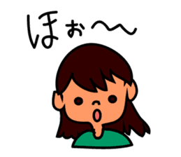 Happy Lucky Girly Girl sticker #2549030