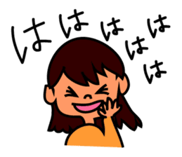 Happy Lucky Girly Girl sticker #2549033