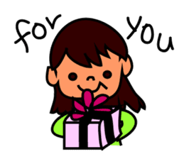 Happy Lucky Girly Girl sticker #2549034