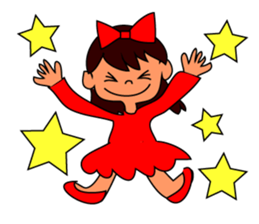 Happy Lucky Girly Girl sticker #2549037