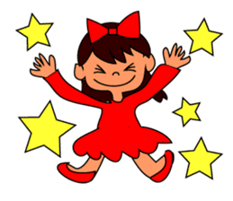 Happy Lucky Girly Girl sticker #2549037