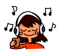 Happy Lucky Girly Girl sticker #2549040