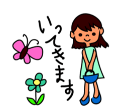 Happy Lucky Girly Girl sticker #2549045