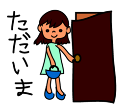 Happy Lucky Girly Girl sticker #2549047