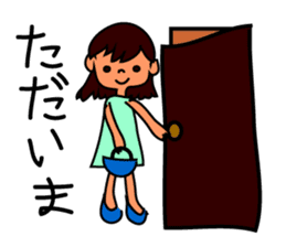 Happy Lucky Girly Girl sticker #2549047