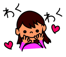 Happy Lucky Girly Girl sticker #2549049