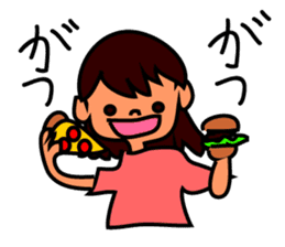 Happy Lucky Girly Girl sticker #2549052