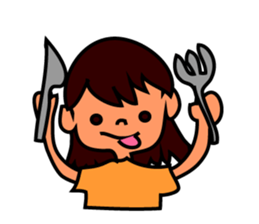 Happy Lucky Girly Girl sticker #2549053