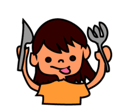 Happy Lucky Girly Girl sticker #2549053