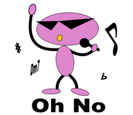 Singer Stickman Vol.1 -English Ver- sticker #2549265