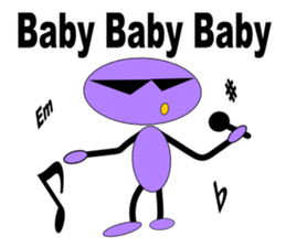 Singer Stickman Vol.1 -English Ver- sticker #2549266