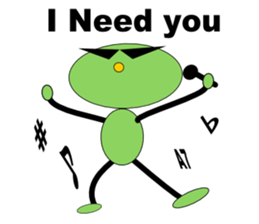 Singer Stickman Vol.1 -English Ver- sticker #2549270