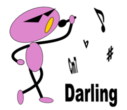 Singer Stickman Vol.1 -English Ver- sticker #2549277