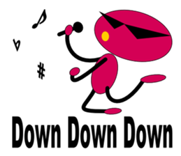 Singer Stickman Vol.1 -English Ver- sticker #2549280