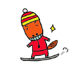 Tamanyans in winter sticker #2550023