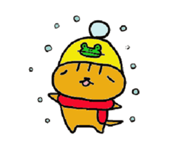 Tamanyans in winter sticker #2550050