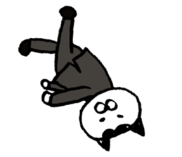 cat workers sticker #2550592