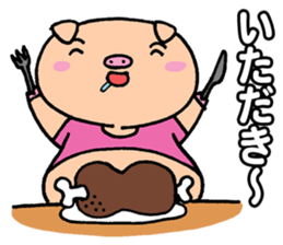 Diet Failure Pig sticker #2551000