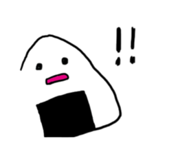 Traditional Japanese food"Mr.riceball" sticker #2552119