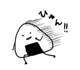 Traditional Japanese food"Mr.riceball" sticker #2552135