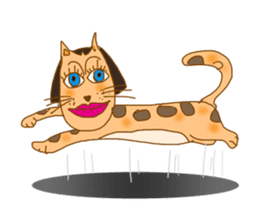 Lady Cat Mari sticker #2552382