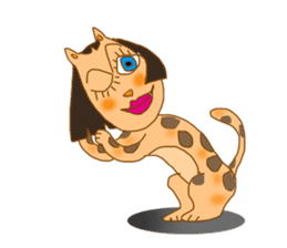 Lady Cat Mari sticker #2552383