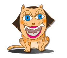 Lady Cat Mari sticker #2552386