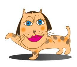 Lady Cat Mari sticker #2552387