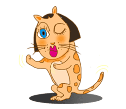 Lady Cat Mari sticker #2552389