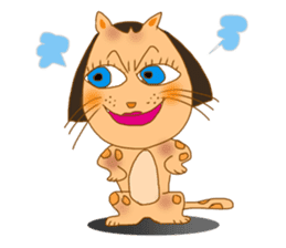 Lady Cat Mari sticker #2552391