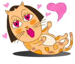 Lady Cat Mari sticker #2552400