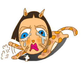 Lady Cat Mari sticker #2552411
