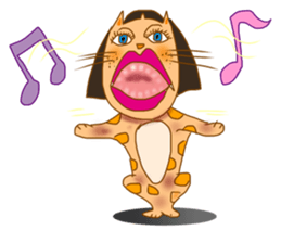 Lady Cat Mari sticker #2552412