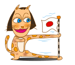 Lady Cat Mari sticker #2552413
