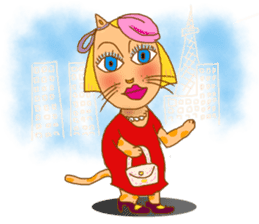 Lady Cat Mari sticker #2552414