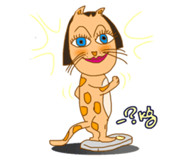 Lady Cat Mari sticker #2552416