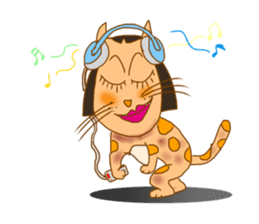 Lady Cat Mari sticker #2552417