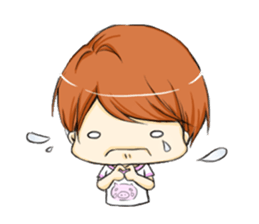 Pig-Couple With Happines sticker #2552794